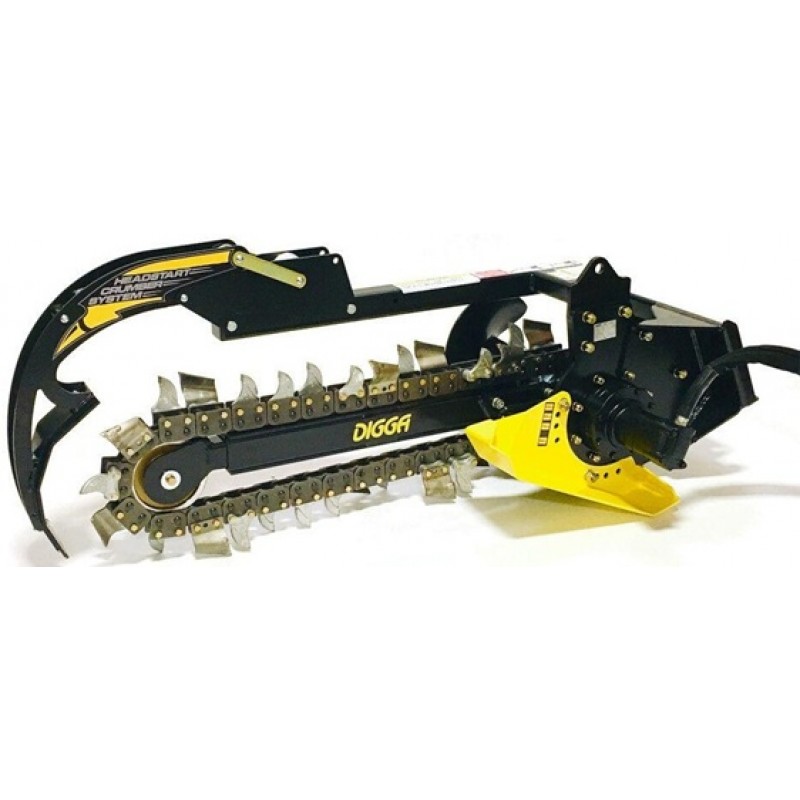 Digga North America Mini Loader Trencher - 4in Wid...