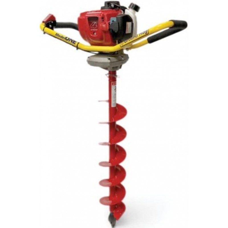 Ground Hog One-Man Hand-Held Earth Drill w/ Honda ...