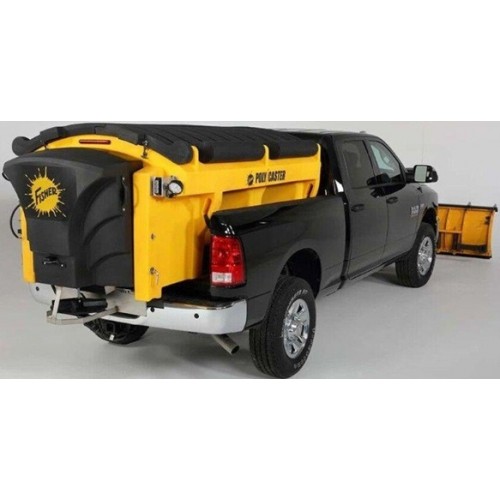 Fisher Salt Hopper Spreader 1.5 Cu yd Poly Caster ...