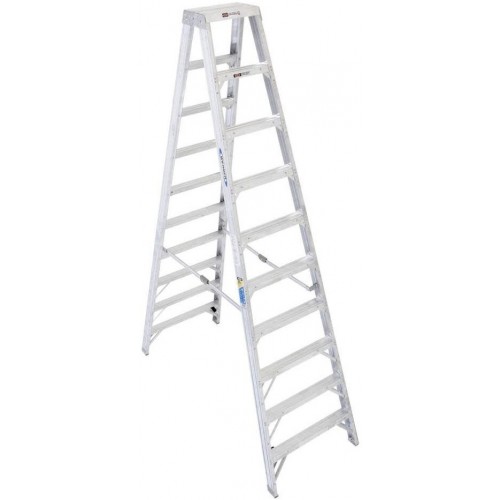 Werner 10 Ft. Aluminum Type IAA Twin-Step Ladder
