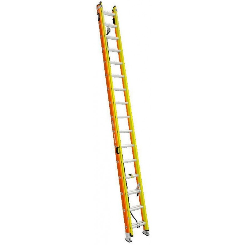 Werner Glidesafe Extension Ladder Fiberglass Tri R...