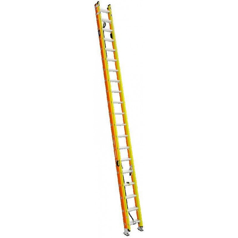 Werner Glidesafe Extension Ladder Fiberglass Tri R...