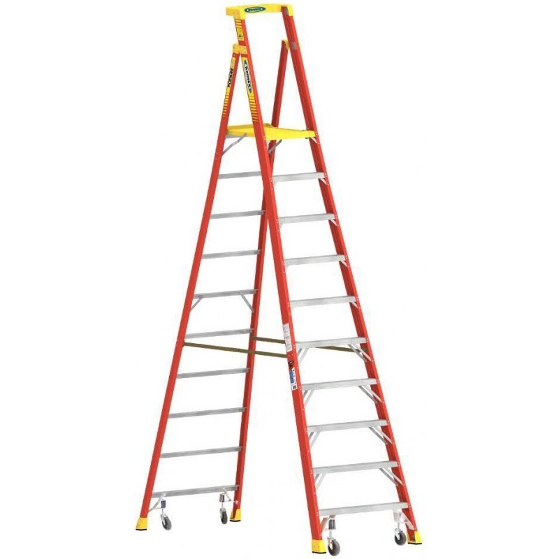 Werner Podium 10-ft Fiberglass 300-lb Type IA Plat...
