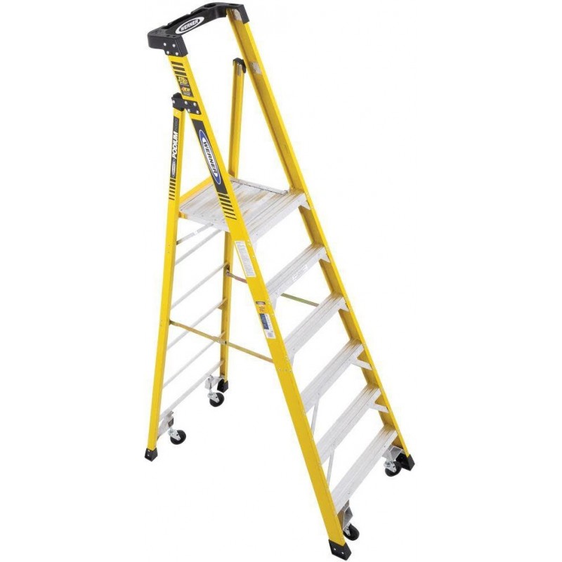 Werner Podium 6-ft Fiberglass 375-lb Type IAA Plat...