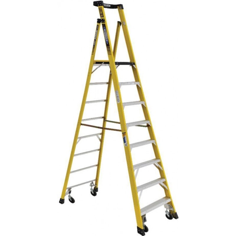 Werner Podium 8-ft Fiberglass 375-lb Type IAA Plat...