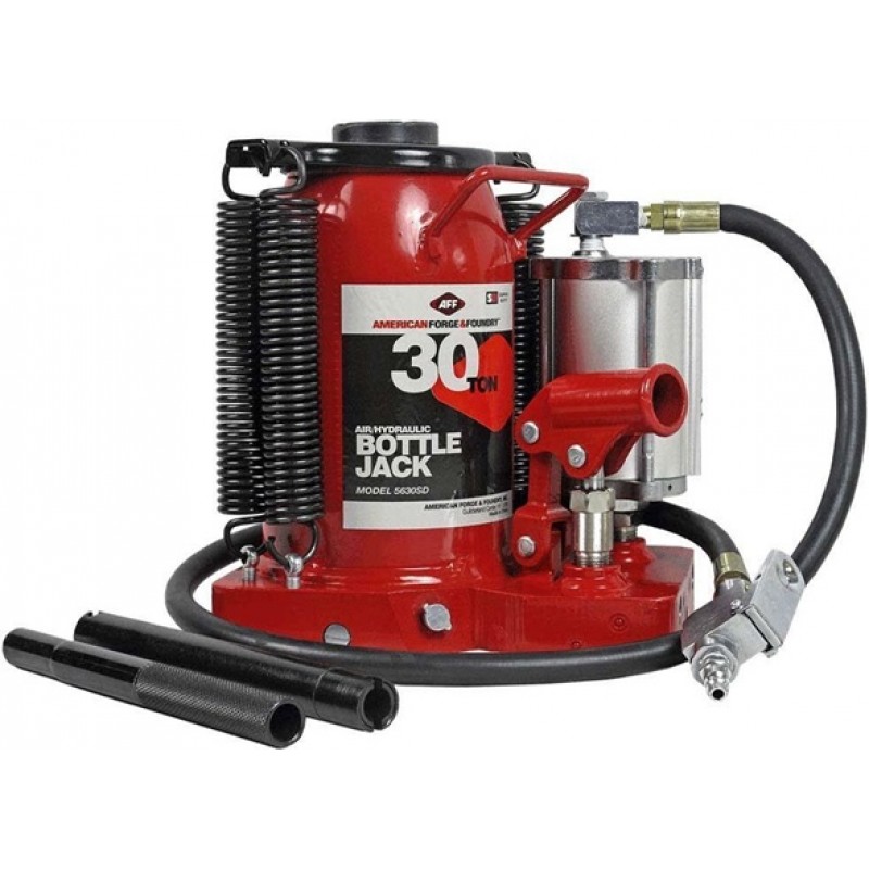 American Forge Durable 30 Ton Air/Hydraulic Bottle...