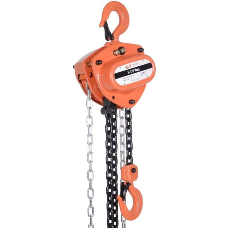 Atlas Lifting and Rigging ACH 1-1/2 Ton Chain Hois...