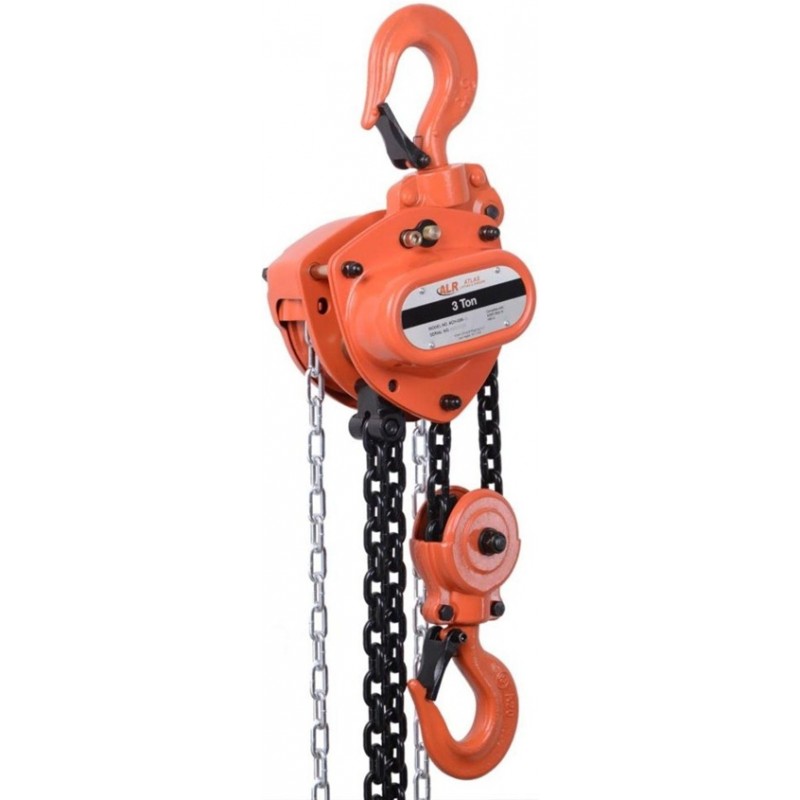 Atlas Lifting and Rigging ACH 3 Ton Chain Hoist 66...