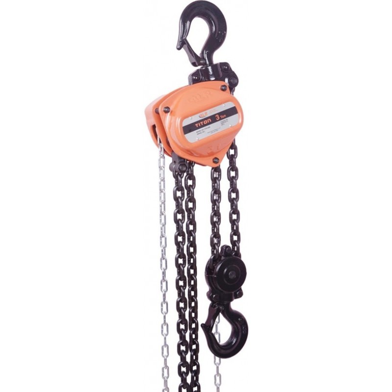 Atlas Lifting and Rigging TCH 3 Ton Chain Hoist 66...