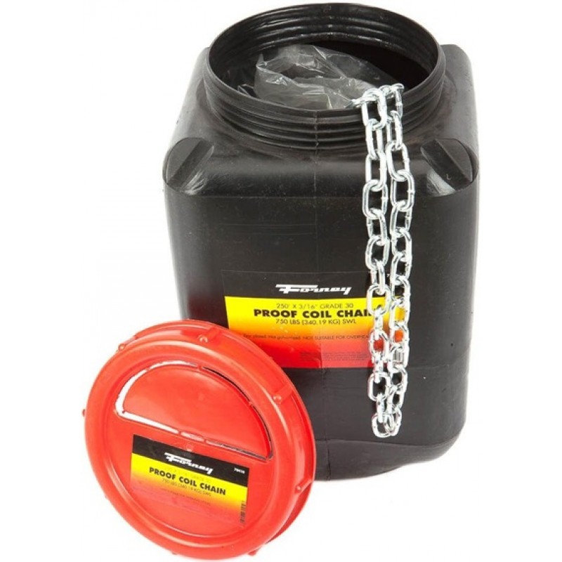 Forney Industries Bucket of Chain, Grade 30 (G30) ...