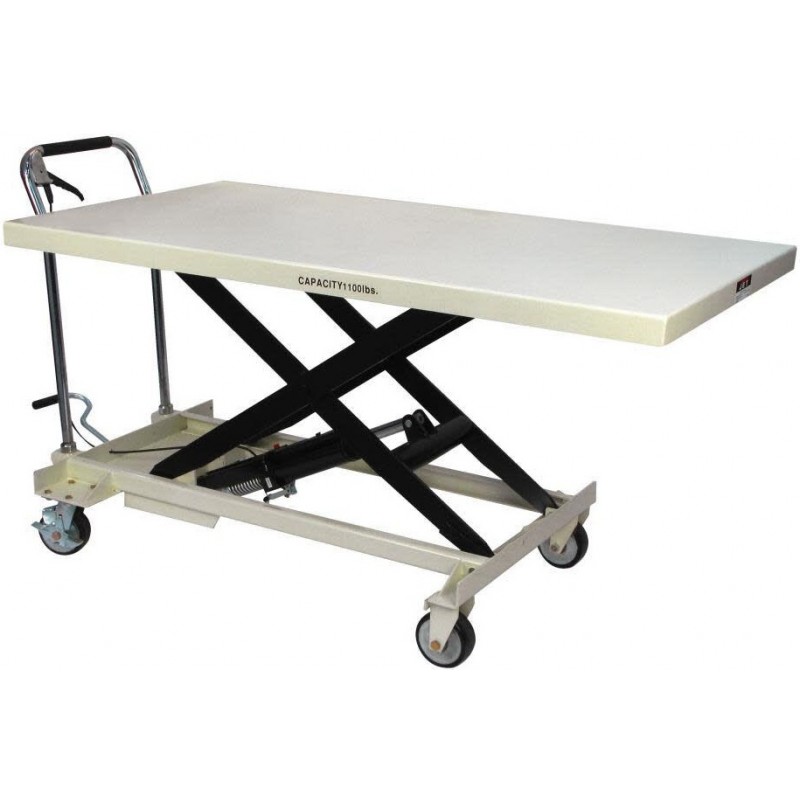 JET Jumbo Scissor Table 1100-Lb Capacity