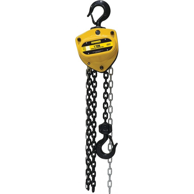 Sumner PCB100C20WO 1 Ton Chain Hoist 20 Ft. with O...