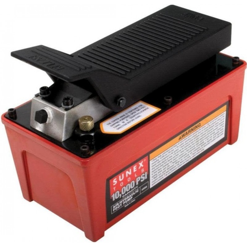 Sunex 10000 PSI Capacity Air/Hydraulic Foot Pump