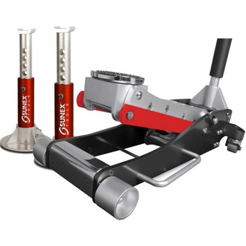 Sunex 3-Ton Aluminum Jack Stand & Service Jack...