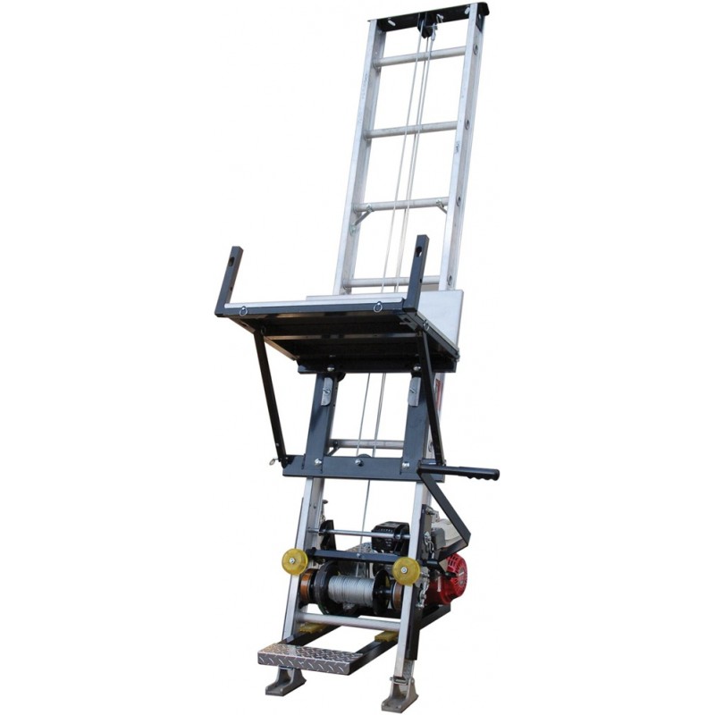 Tranzsporter 28' Platform Hoist with Gas Engine