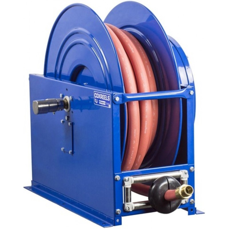 Coxreels Single Hose Spring Rewind 1/2in I.D. 100'...