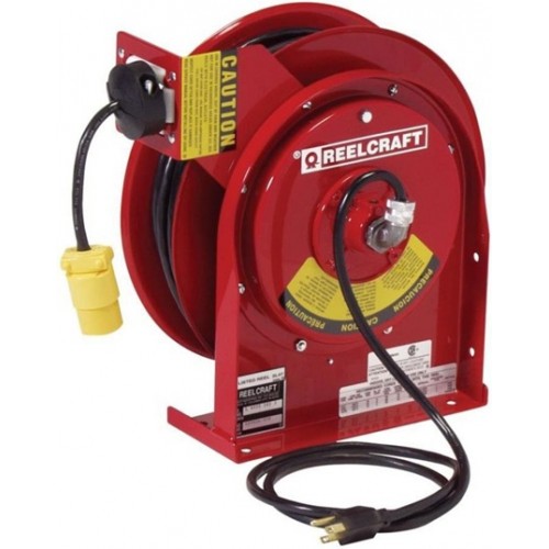 Reelcraft Single Receptacle Power Cord Reel Steel ...