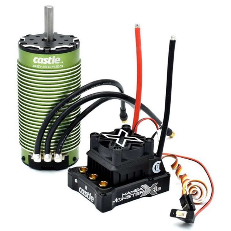 Castle Creations Mamba X 8S Waterproof ESC & 2...