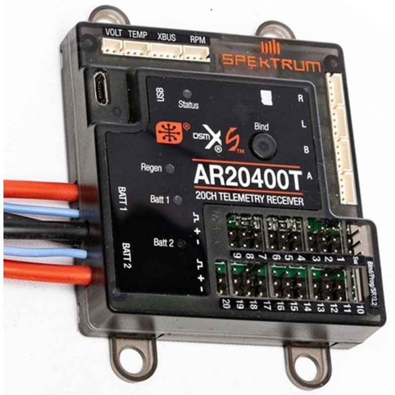 Spektrum AR20400T 20 Channel PowerSafe Telemetry R...