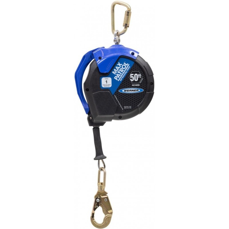 Werner 50' Max Patrol Self-Retracting Lifeline Gal...