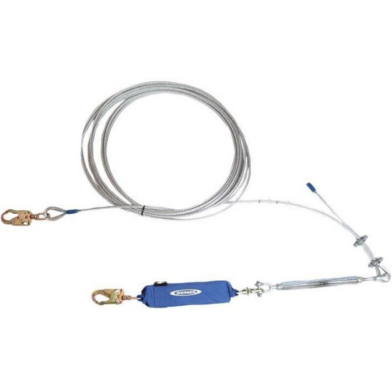 Werner 60 Ft. 2-Man Cable Horizontal Lifeline Syst...