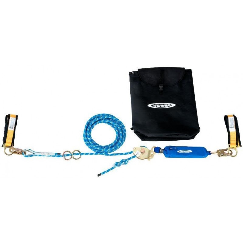 Werner L100060 60 ft 2-Man Rope Horizontal Lifelin...