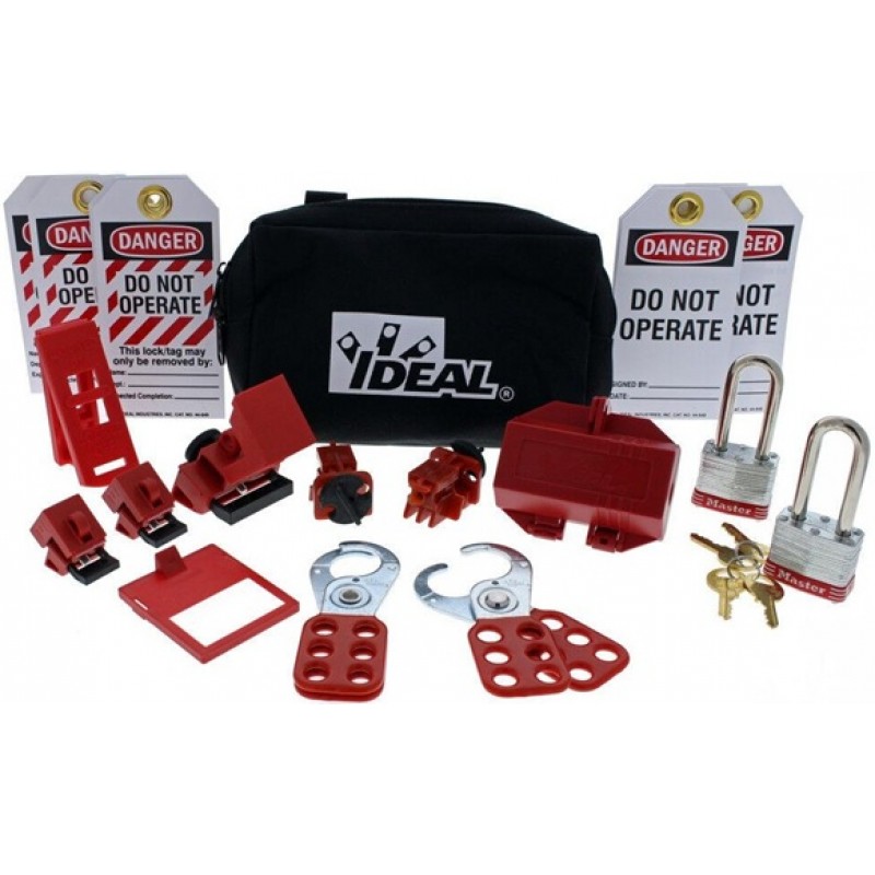Ideal Industries Standard Lockout/Tagout Set 26-Pi...