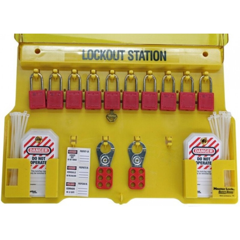 Ideal Industries Ten-Lock Station, Includes Locks,...