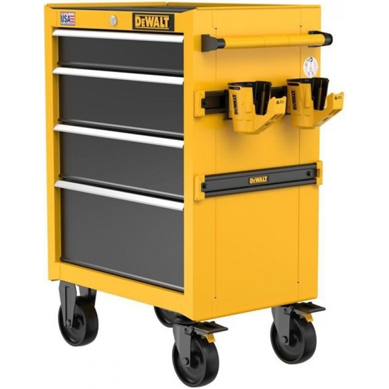 DEWALT 26 Inch Wide 4-Drawer Rolling Tool Cabinet