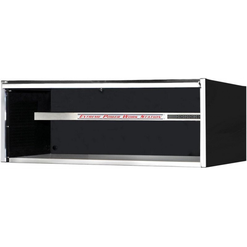 Extreme Tools 72in Black Power Workstation Hutch w...