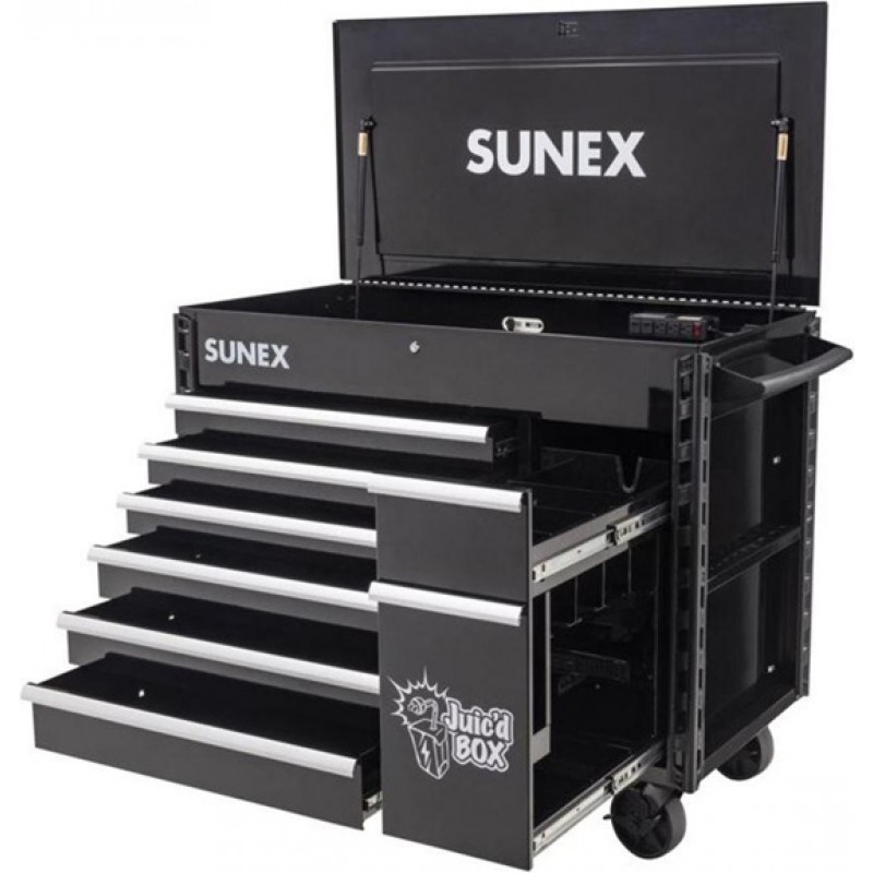Sunex JUIC'D BOX 50 Inch 7 Drawer Powered Rolling ...