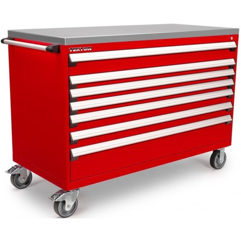 Tekton 7-Drawer Tool Cabinet, Stainless Steel Top,...