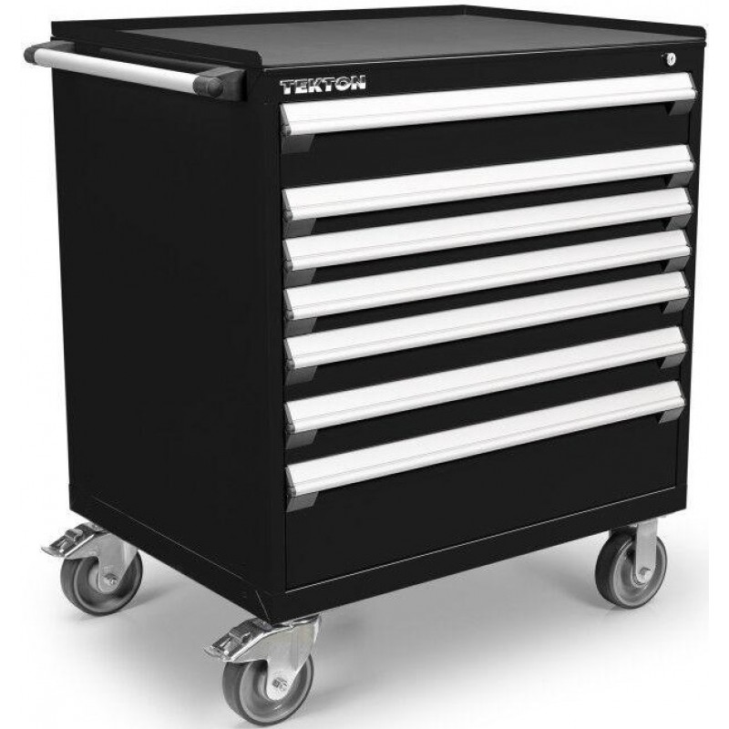 Tekton 7-Drawer Tool Cabinet, Steel Top and Mat, B...