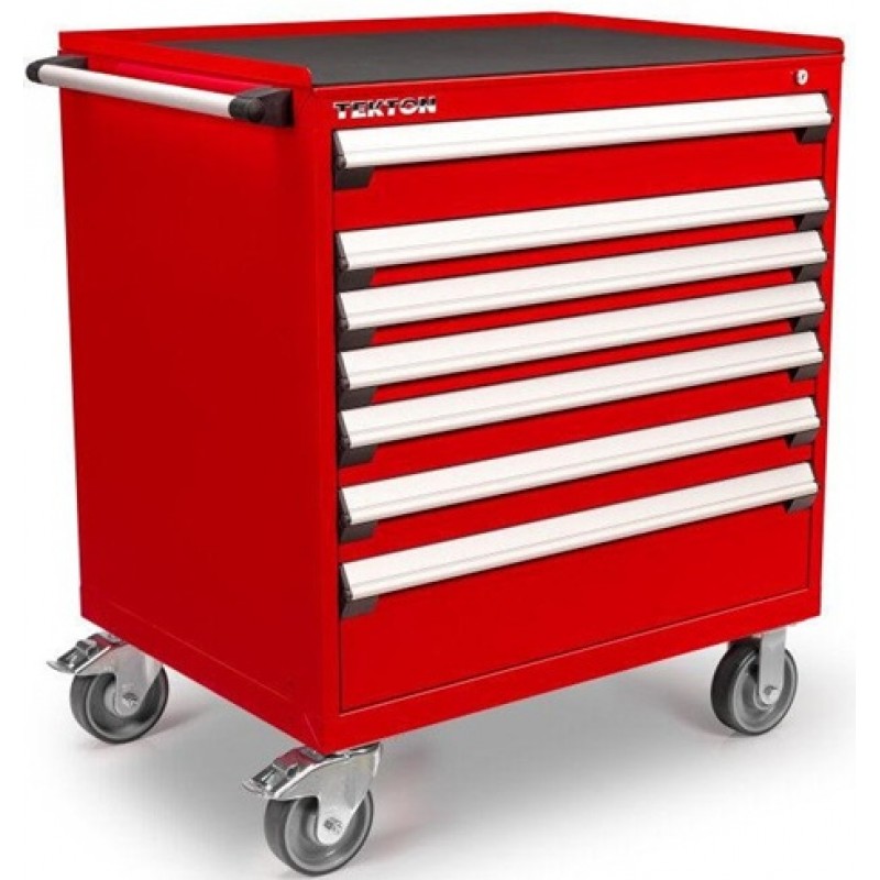 Tekton 7-Drawer Tool Cabinet, Steel Top and Mat, R...
