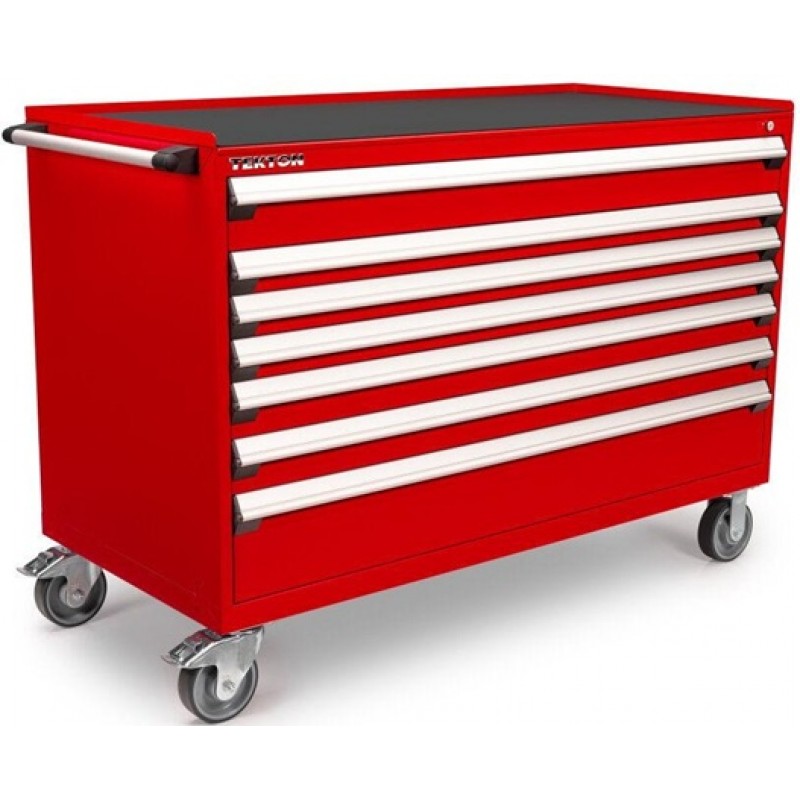 Tekton 7-Drawer Tool Cabinet, Steel Top and Mat, R...