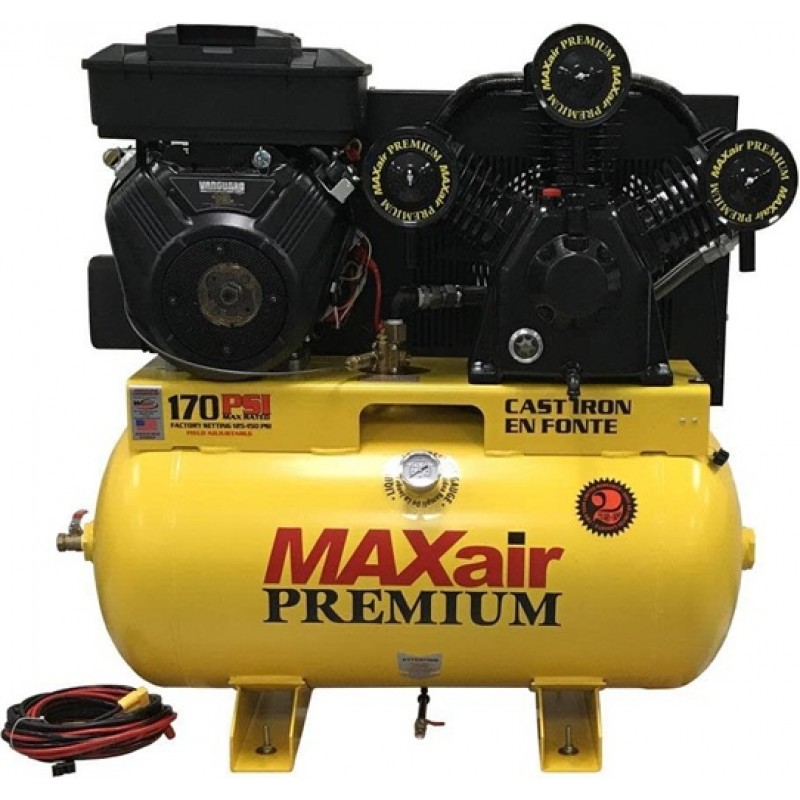 MAXair Air Compressor 55 Gallon 18 HP Gasoline Tru...