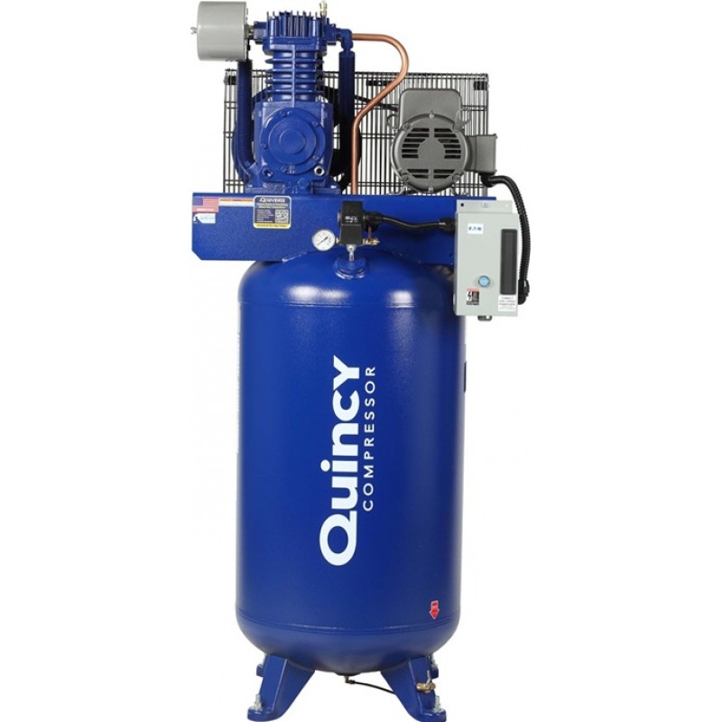 Quincy Reciprocating Air Compressor 5HP 230V 80 Ga...