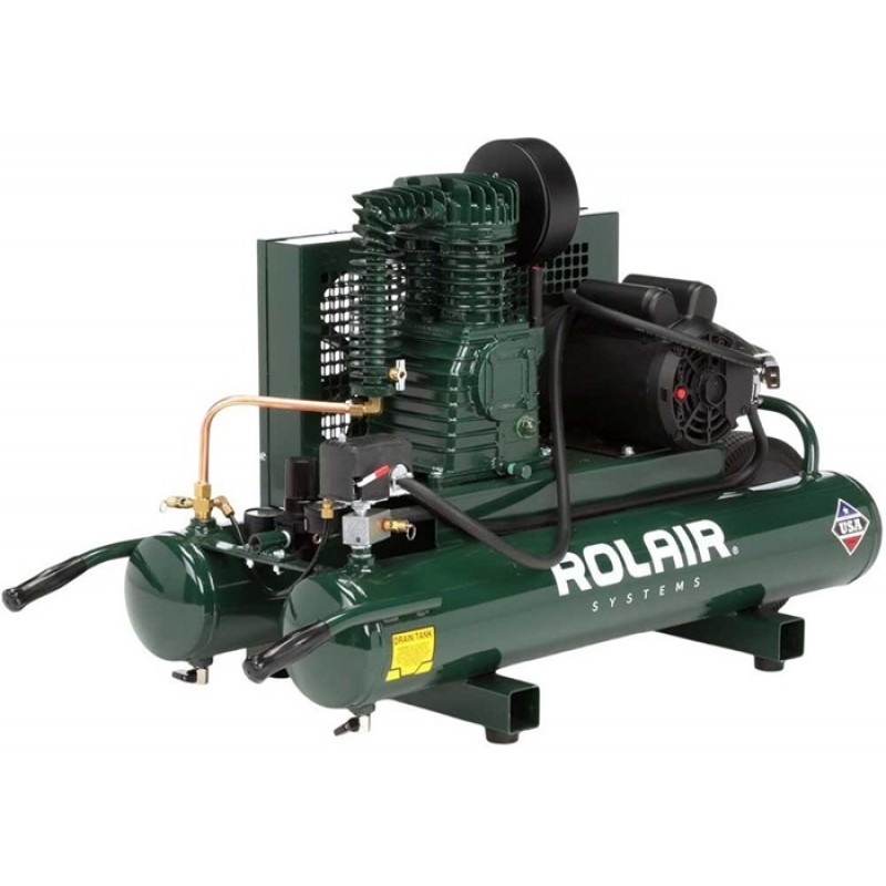 Rolair 9 Gallon Twin Tank Compressor