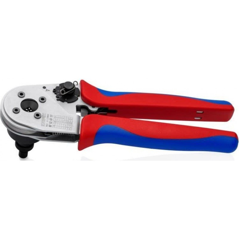 Knipex 9 Inch Steel Four Mandrel Crimping Plier wi...