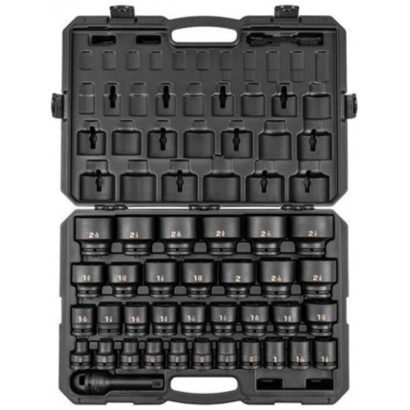 Tekton 3/4 Inch 6 Point Impact Socket Set, Case, 3...