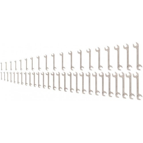 Tekton Angle Head Open End Wrench Set, 46 Piece 1/...