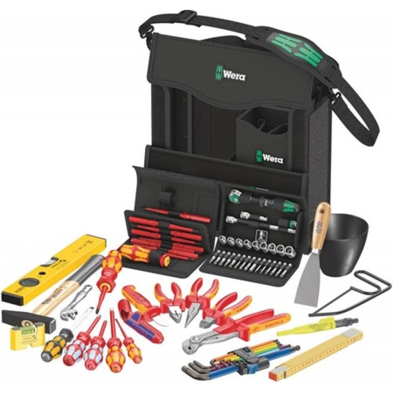 Wera Tools 2go E 1 Tool Set for Electricians 73pc