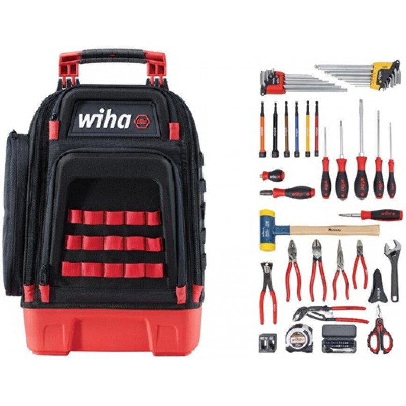 Wiha Industrial MRO Set in Heavy Duty Backpack 80p...