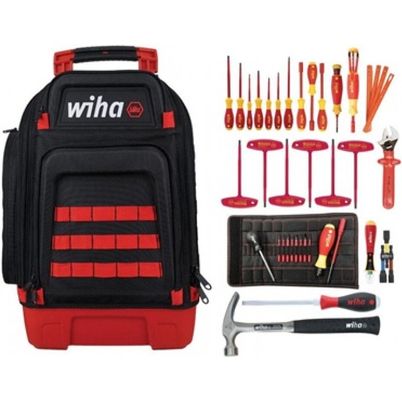 Wiha Insulated Electricians Tool Kit in Heavy Duty...