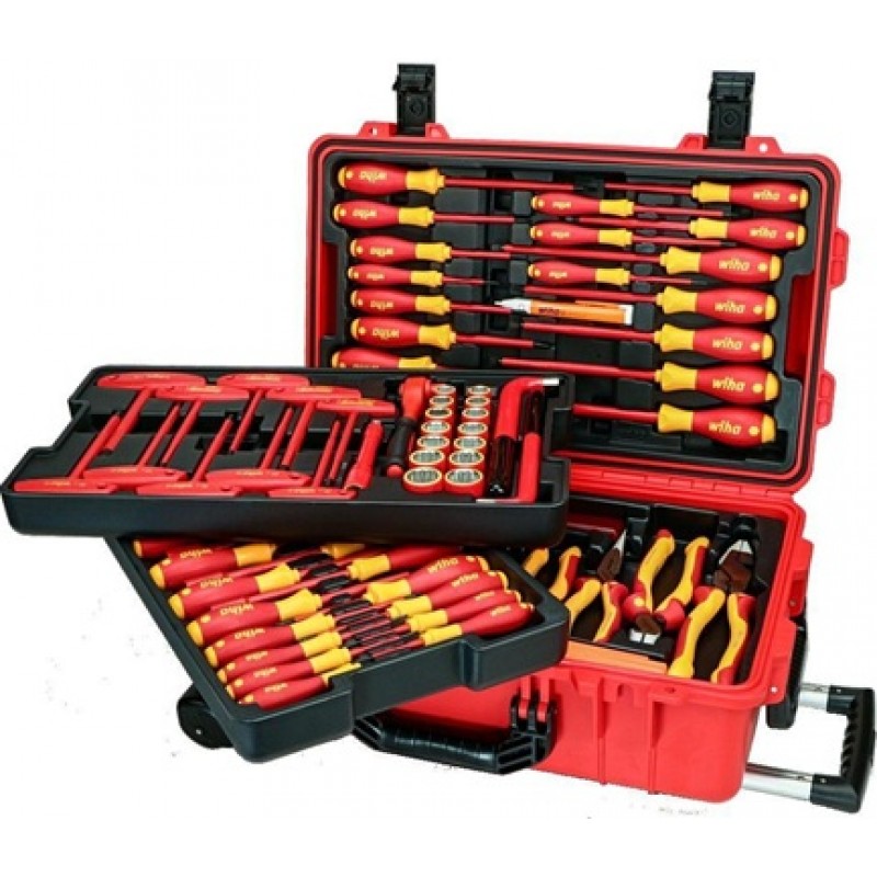Wiha Insulated Master Electricians Tool Set 80pc