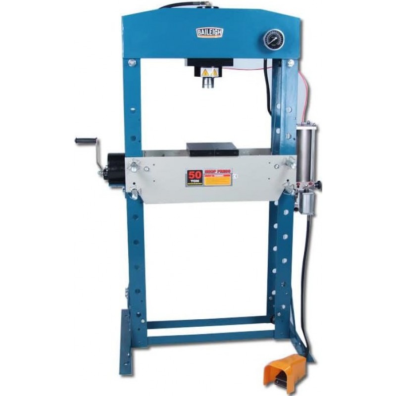 Baileigh HSP-50A H-Frame Press Air/Hand Operated 5...