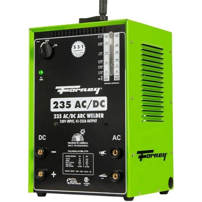 Forney Industries Green 230V 235A 235 AC/DC Stick/...