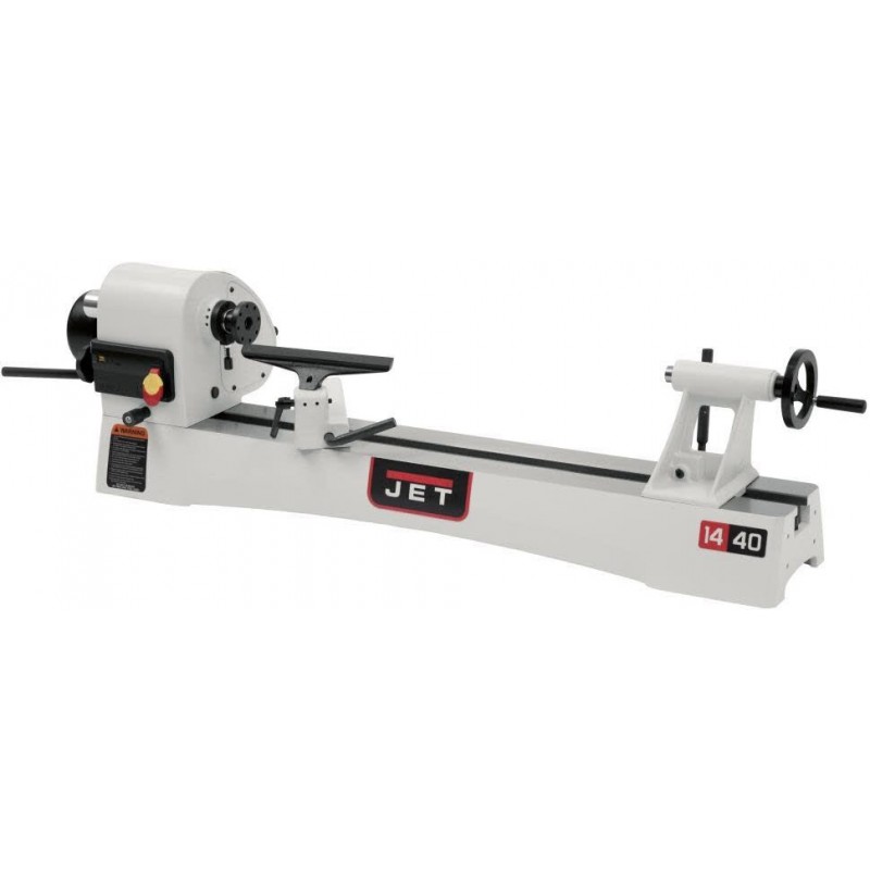 JET 14 In. x 40 In. Variable Speed Wood Lathe