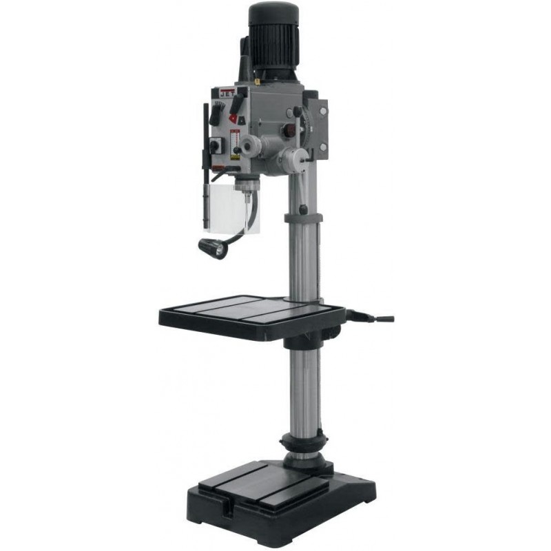 JET GHD-20PF Drill Press with Power Down Feed 1 1/...