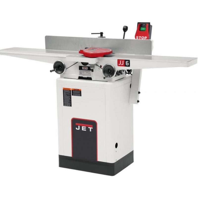 JET JJ-6HHDX 6 In. Long Bed Jointer with Helical H...